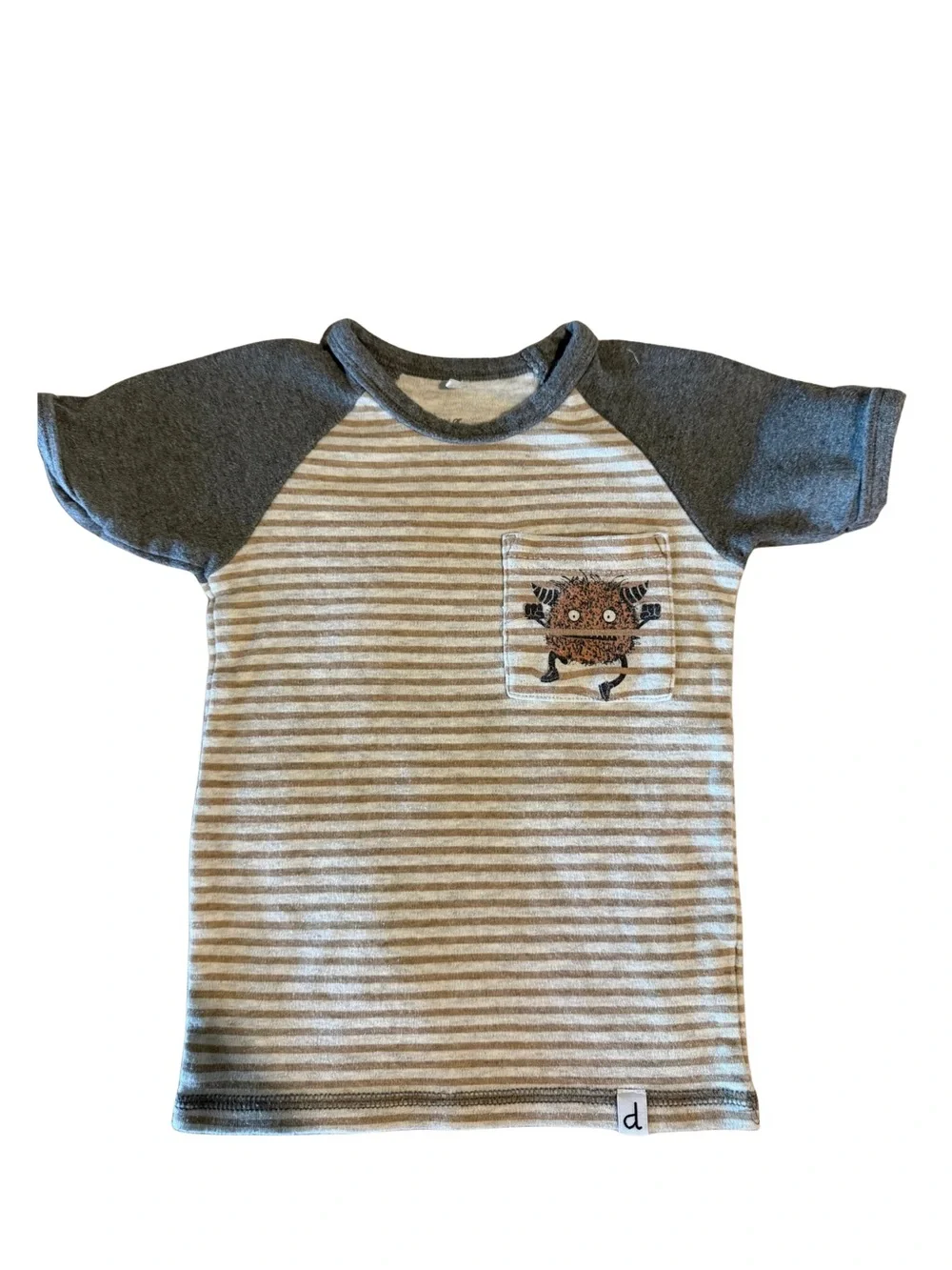 deux par deux Gray & Cream Dino and Monster Pajama sets (2 pairs of PJs bundle)